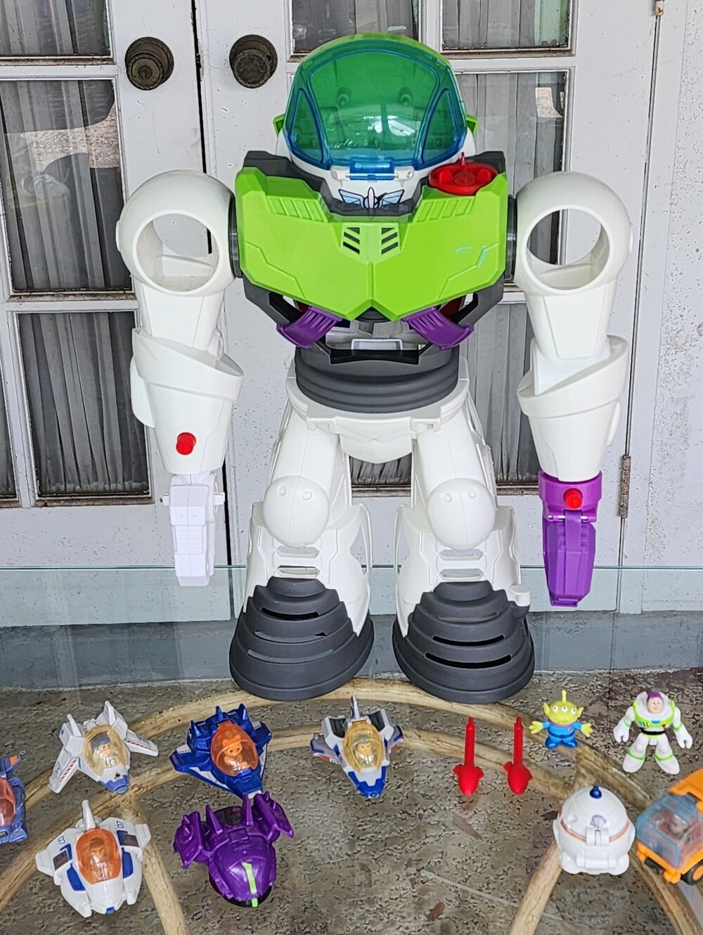 Toy Story Imaginext/Happy Meal Toy Lot, Fisher Price Buzz Lightyear Robot